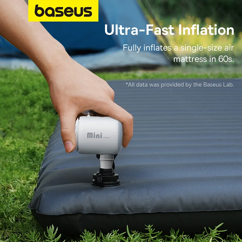 پمپ باد باسئوس مدل PocketGo Portable Air Pump - Image 5