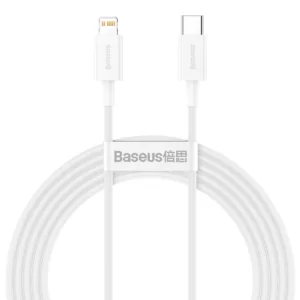 کابل تبدیل USB-C به لایتنینگ باسئوس مدل Superior Series 20W طول 1.5 متر