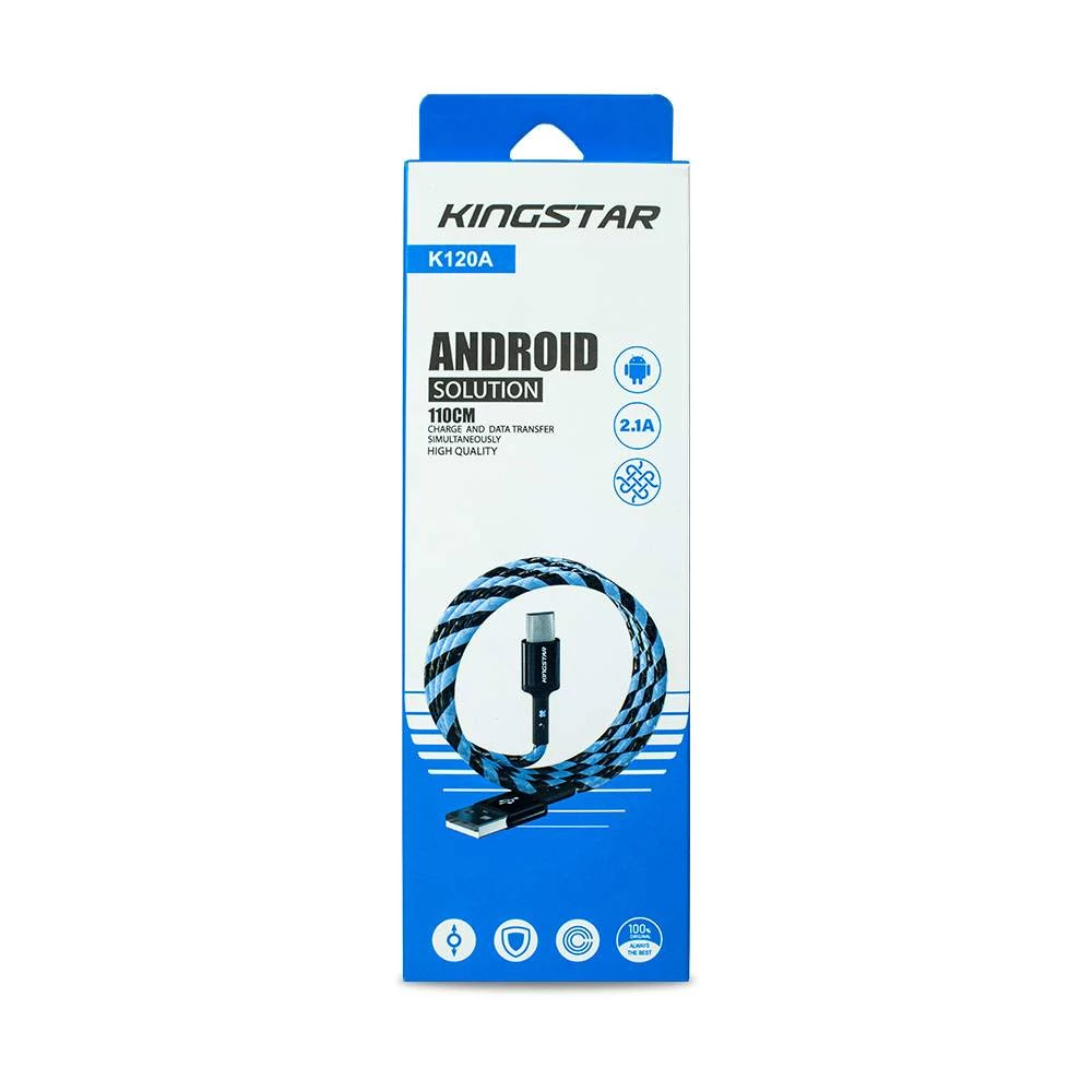 کابل شارژ کینگ استار مدل K120A Micro USB - Image 2