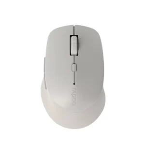 ماوس بی سیم رپو مدل M300 Silent خاکستری روشن