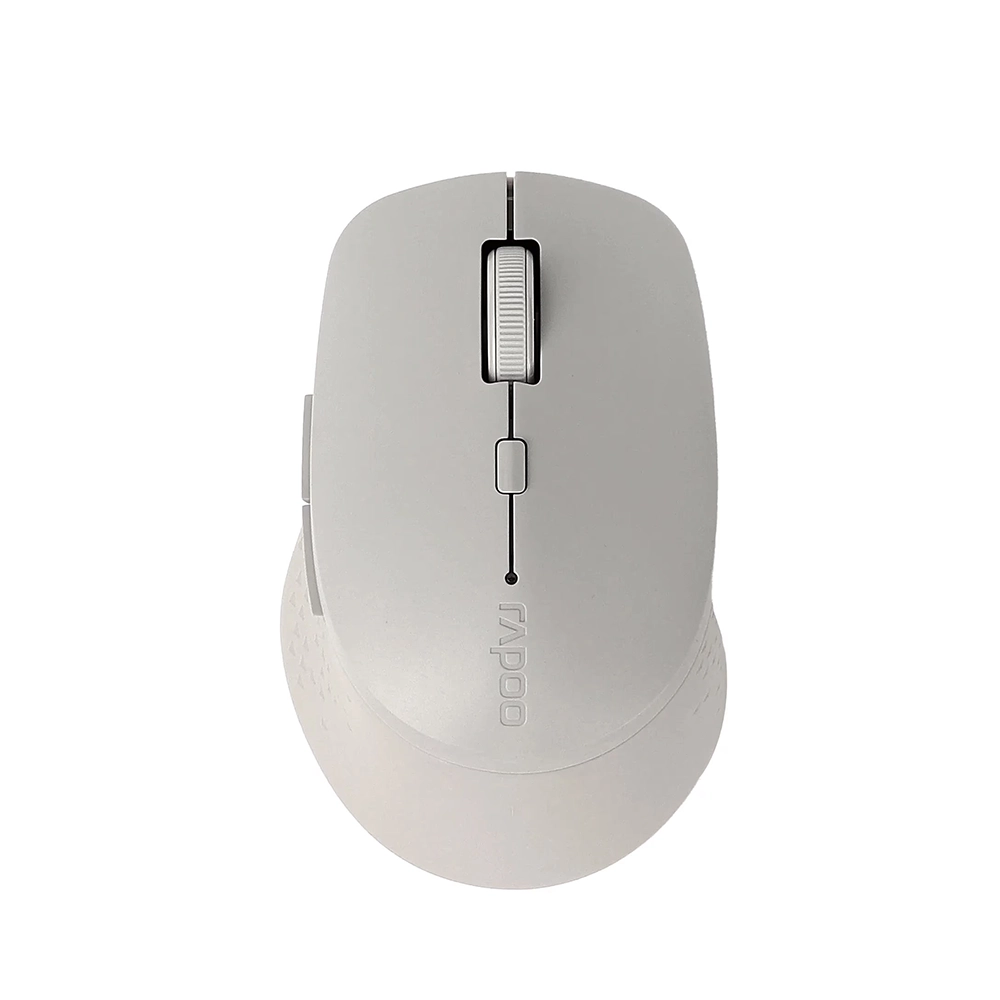 ماوس بی سیم رپو مدل M300 Silent خاکستری روشن
