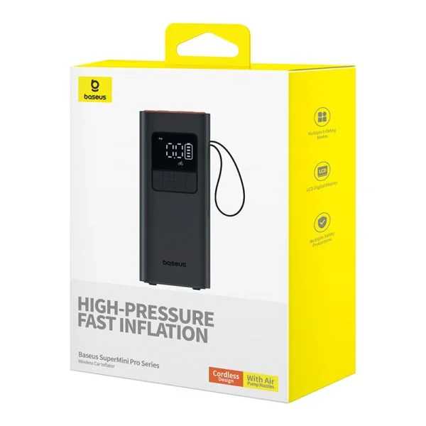 پمپ باد خودرو باسئوس مدل SuperMini Pro - Image 6