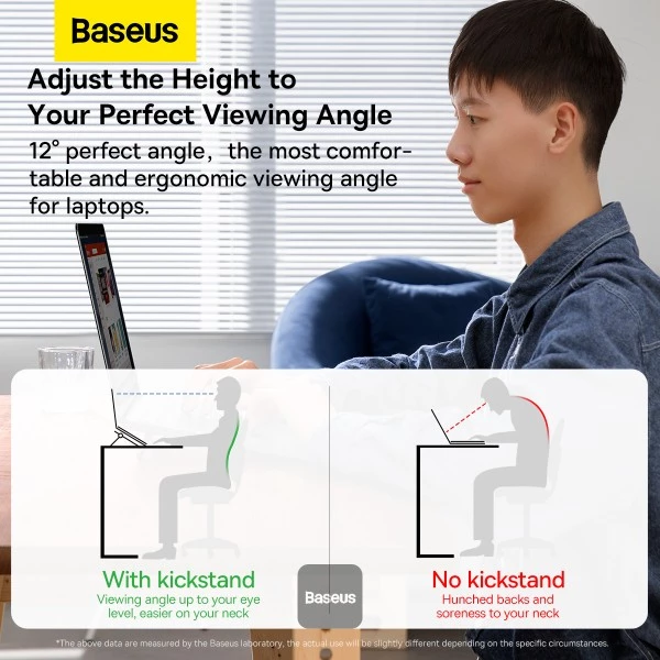 پایه لپ تاپ باسئوس مدل Slim Laptop Kickstand - Image 7