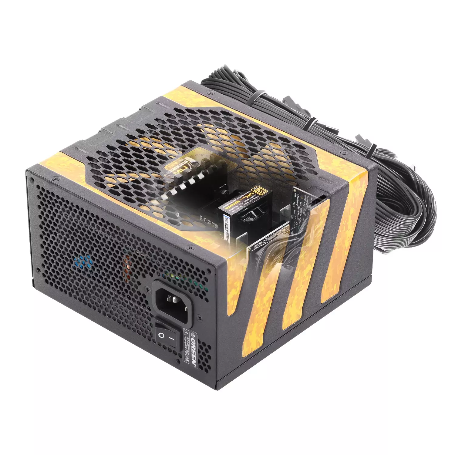 منبع تغذیه گرین مدل GP600A-UK EVO - Image 2