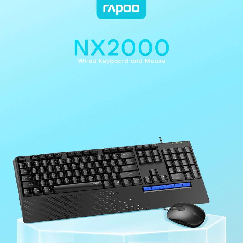 ماوس و کیبورد رپو مدل NX2000 FA Black - Image 3