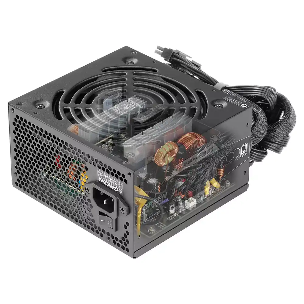 منبع تغذیه گرین مدل GP600A-ECO - Image 2