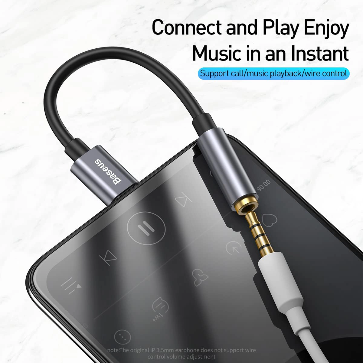 مبدل USB-C به جک 3.5 میلیمتری AUX باسئوس - Image 2