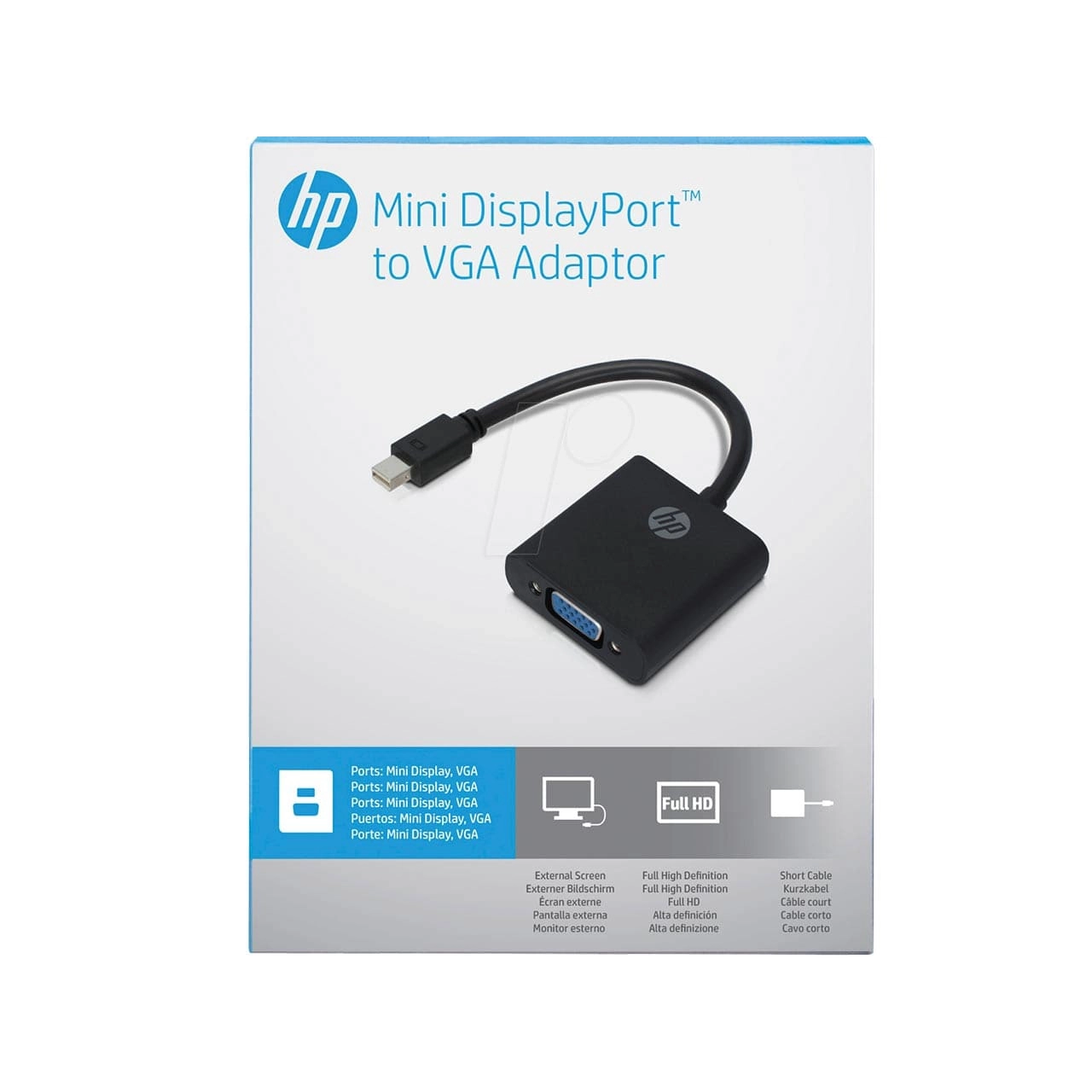 کابل تبدیل Mini DisplayPort به VGA اچ پی مدل 2UX10AA - Image 3