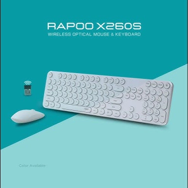 ماوس و کیبورد رپو مدل X260S FA White - Image 4