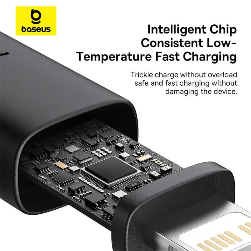 کابل لایتنینگ باسئوس مدل USB-C Dura 20W 1m Gold - Image 5