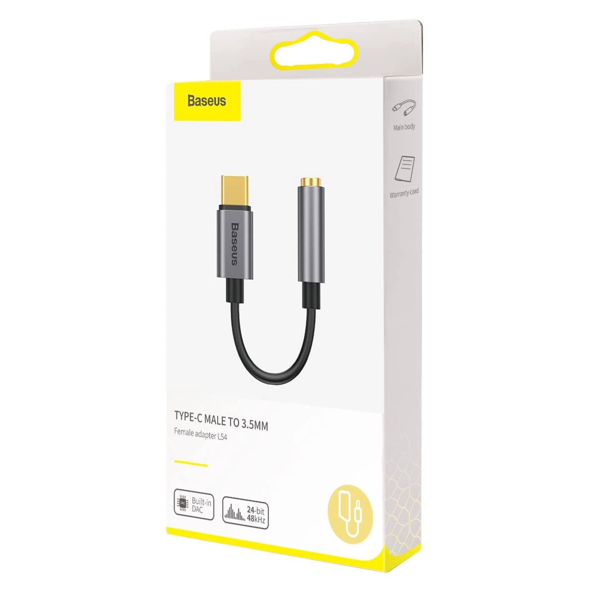 مبدل USB-C به جک 3.5 میلیمتری AUX باسئوس - Image 8