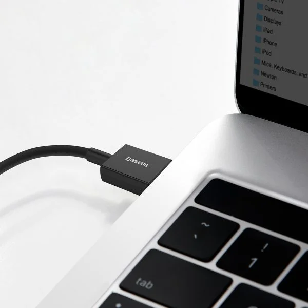 کابل شارژ باسئوس مدل Superior USB to USB-C 66W - Image 4