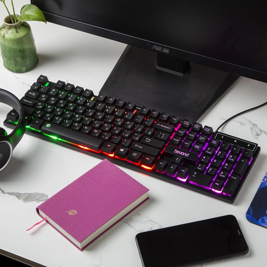 کیبورد گیمینگ بیاند مدل BK-7120 RGB - Image 4