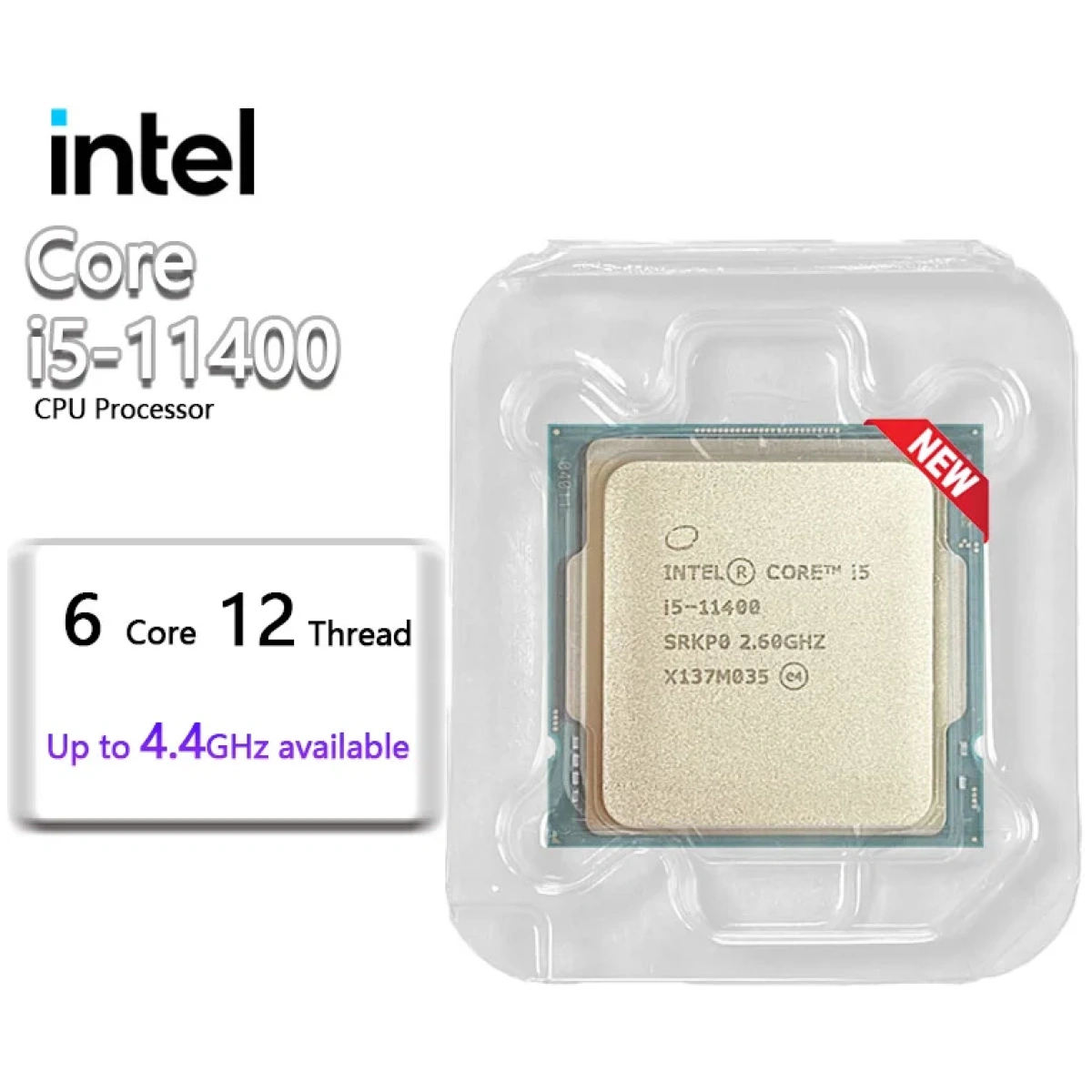 پردازنده مرکزی اینتل مدل Core-i5 11400 - Image 2