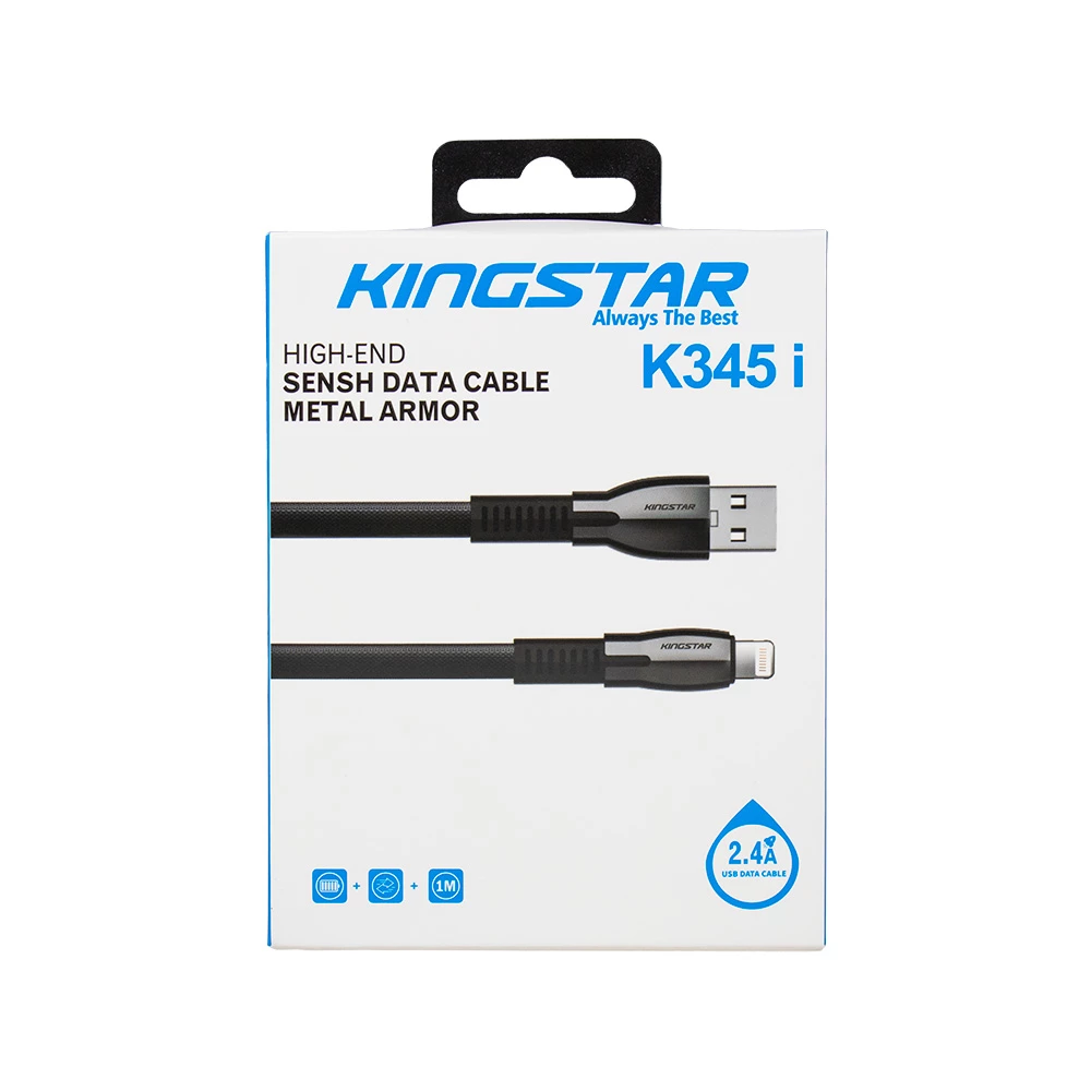 کابل شارژ کینگ استار مدل K345i Lightening - Image 6