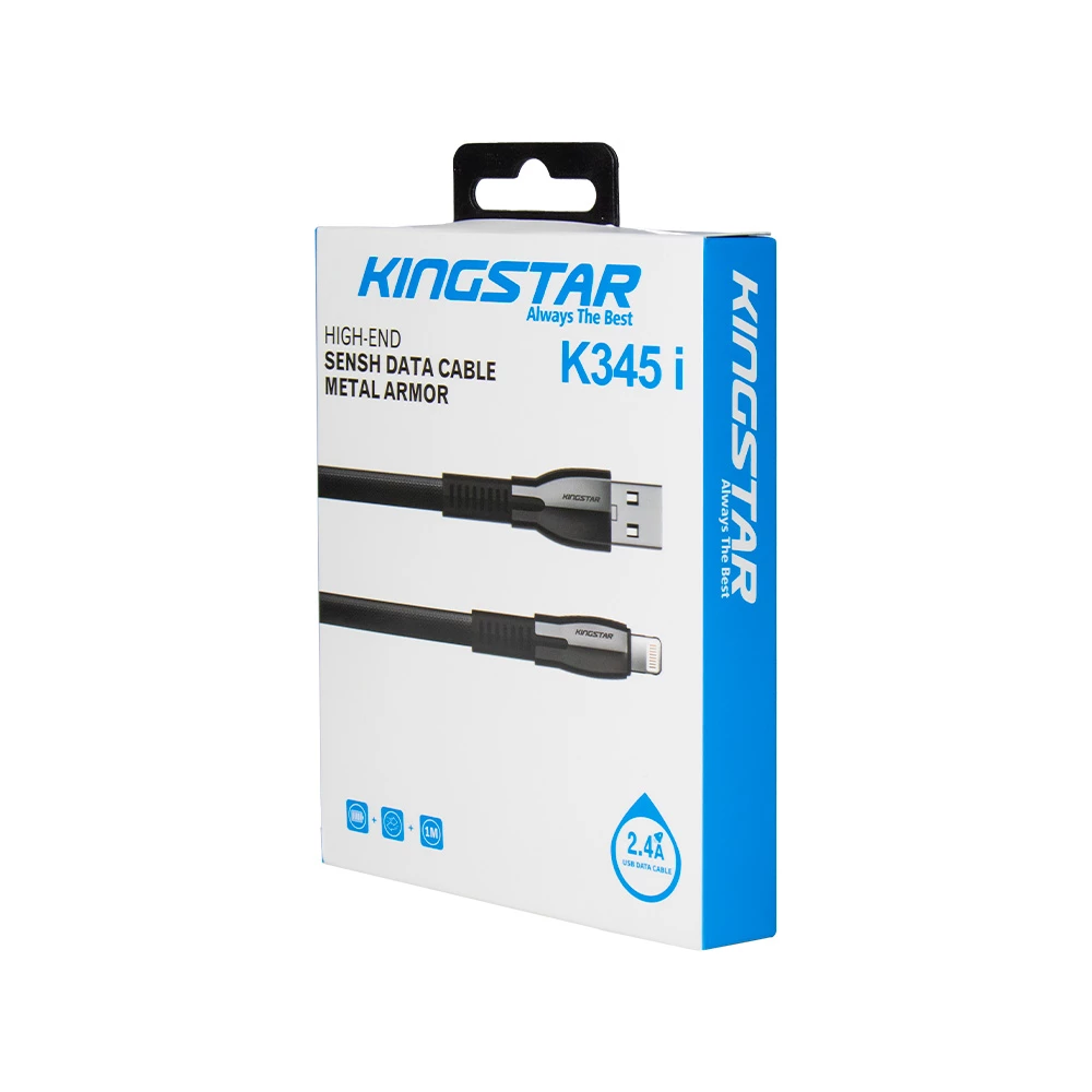 کابل شارژ کینگ استار مدل K345i Lightening - Image 8