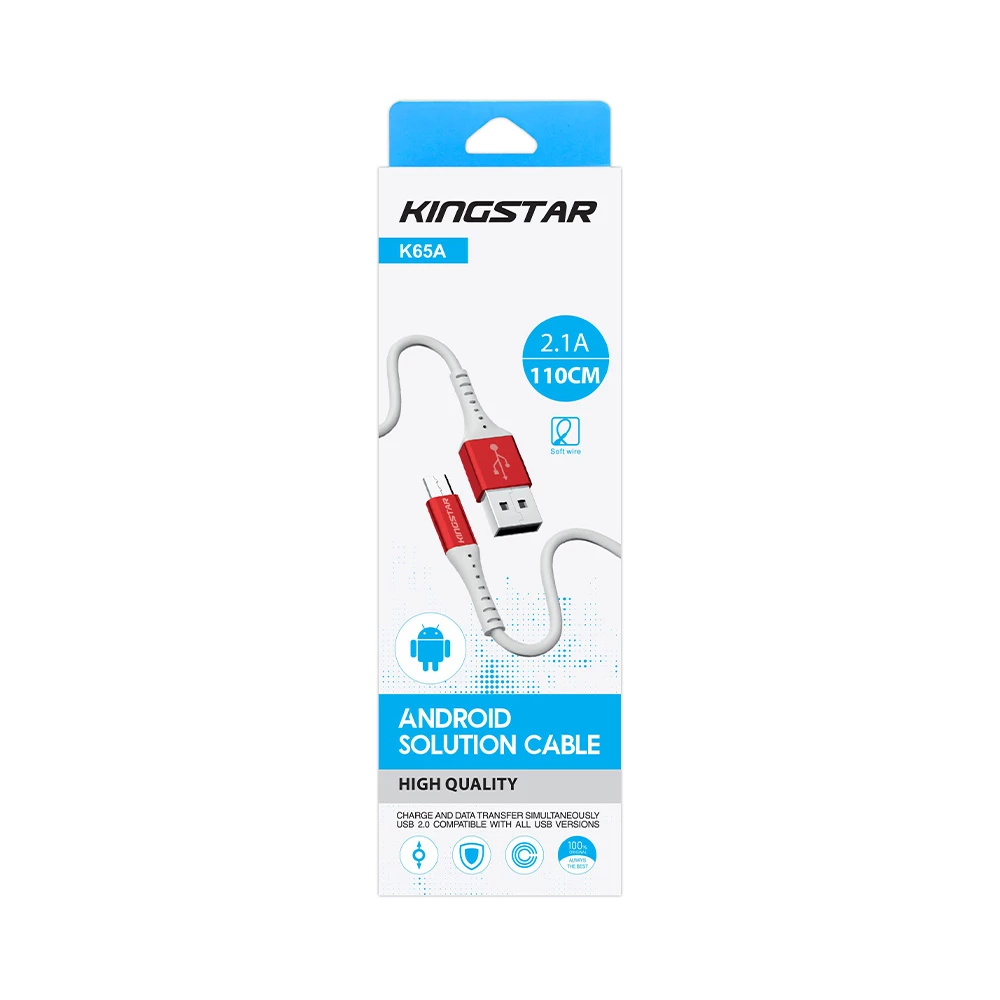 کابل شارژ کینگ استار مدل K65A Micro USB - Image 4