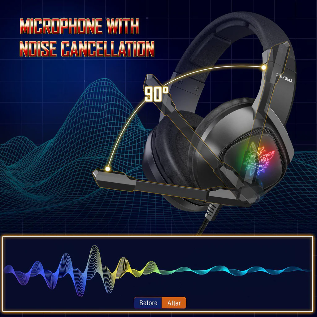 هدست گیمینگ اونیکوما مدل K19 RGB - Image 2