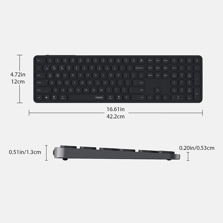 کیبورد بی سیم رپو مدل E9550L - Image 6