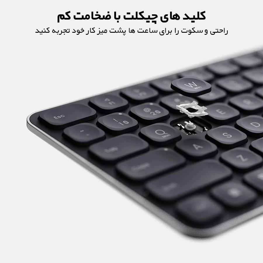 کیبورد بی سیم رپو مدل E9550L - Image 4