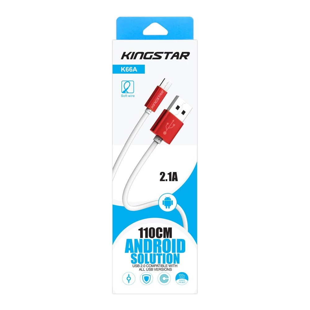 کابل شارژ کینگ استار مدل K66A Micro USB - Image 2